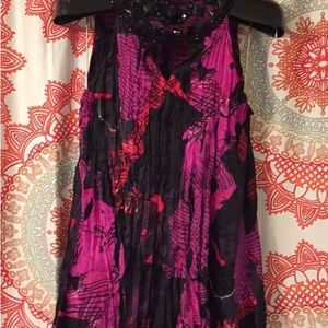 Peek a Boo L Pink Tank Top